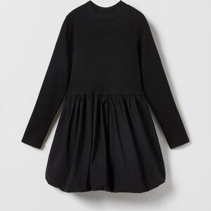 Zara girls Bubble Long Sleeve Dress